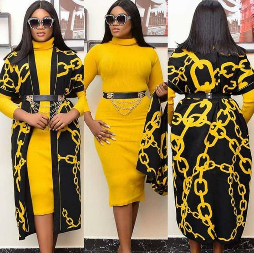 2pcs dress gown available as seen